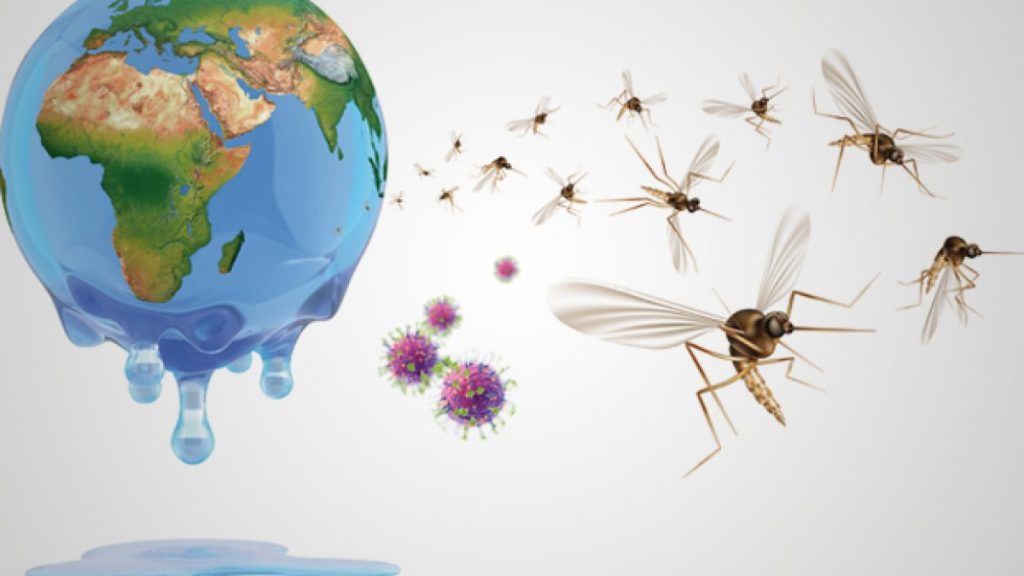 Climate change affecting how insects are being a major threat to humans and the environment.
